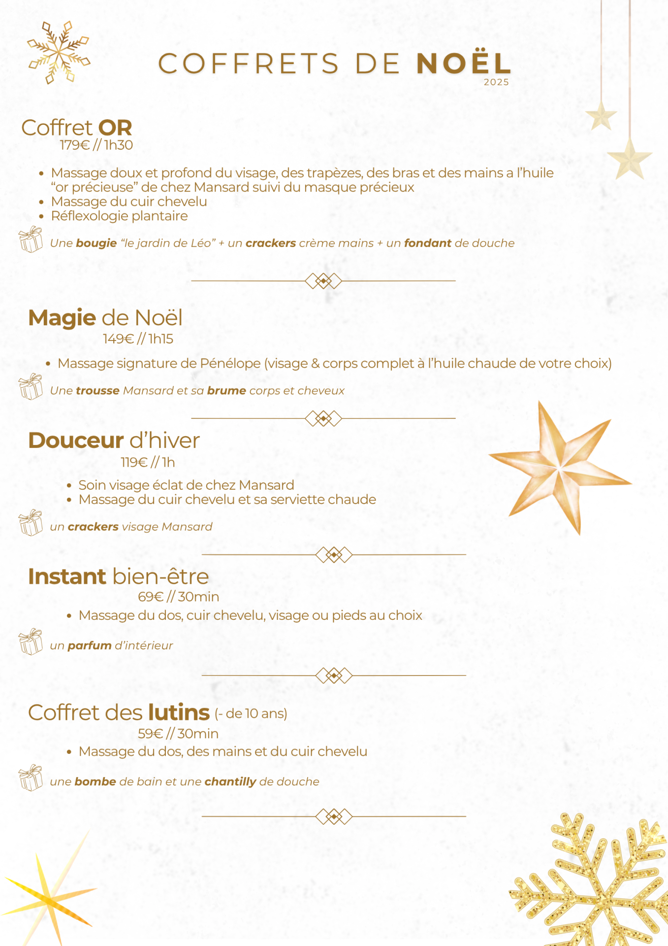 Coffrets de noel 2025